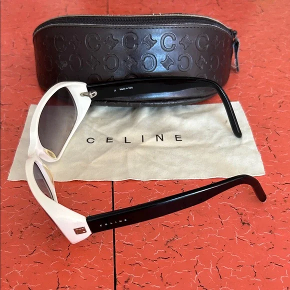 Celine White Sunglasses - Picture 4 of 4